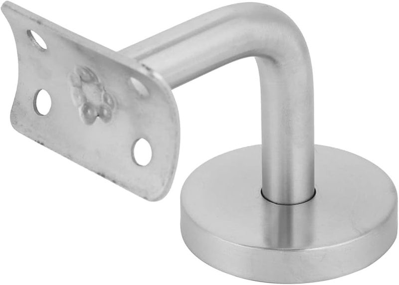 Silver Stainless Steel Handrail Bracket Stair Railing Wall Mount Support Balustrade - Image 4