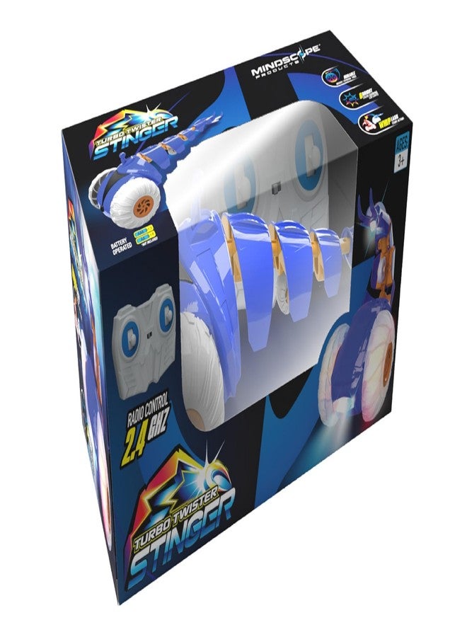 Mindscope Turbo Twister Blue Stinger Stunt Action RC Vehicle 49 MHz - Image 5