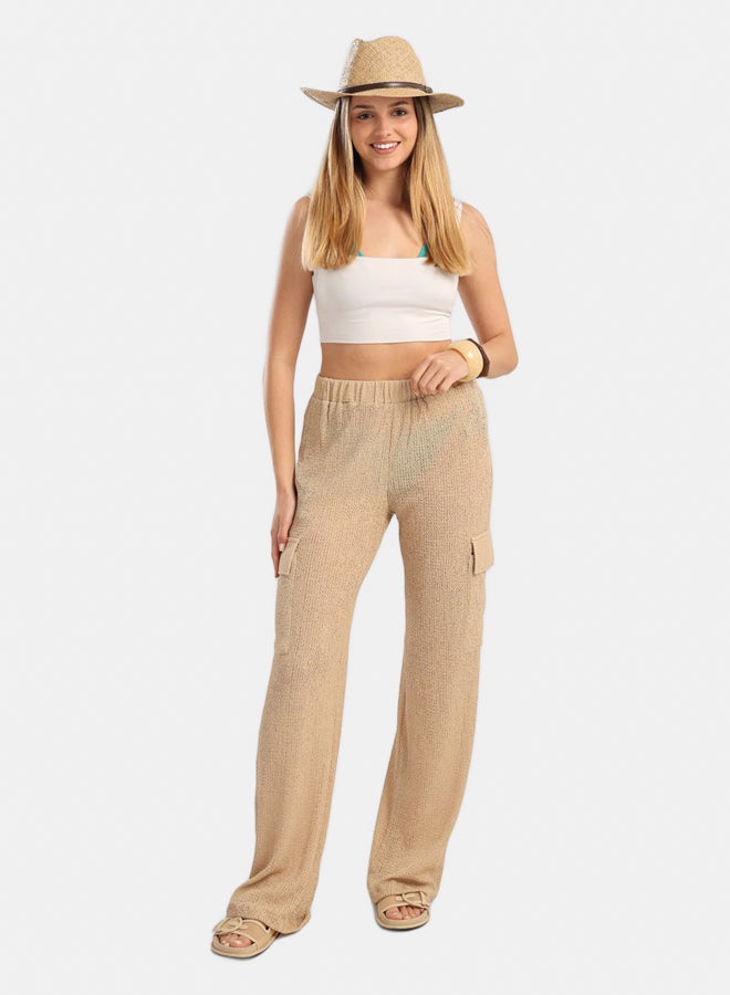 Carina Knitted Baggy Beach Pants - Image 5