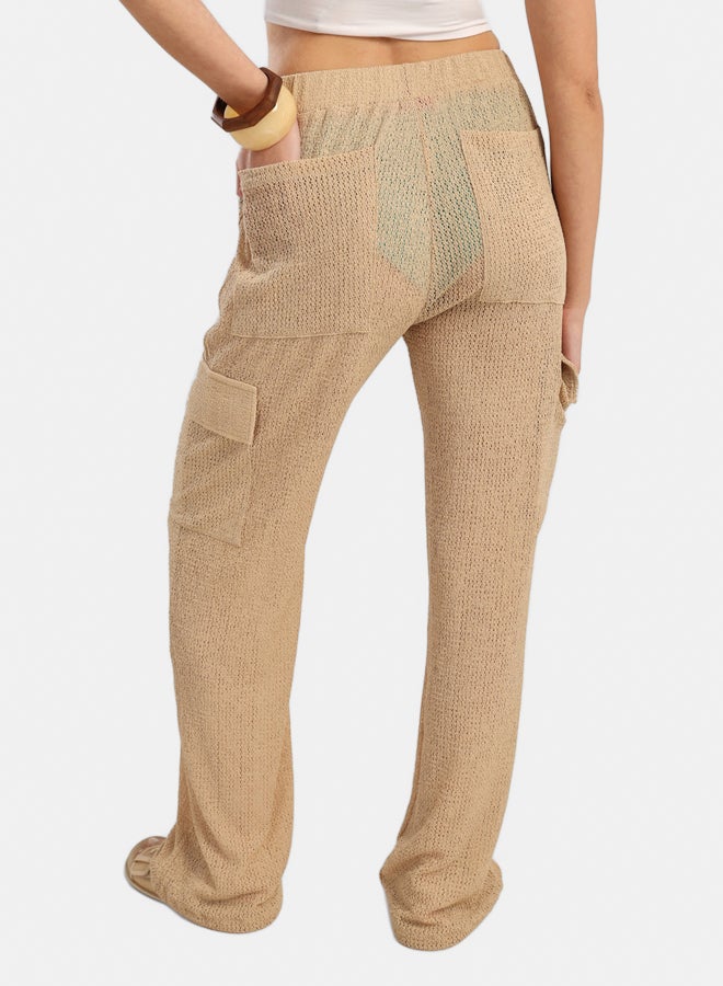 Carina Knitted Baggy Beach Pants - Image 3