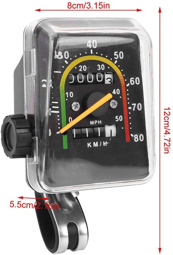 Dilwe Speedometer Bikle Odometer Cycling Computer Mechanical Code Table Backlight LCD Display Tracking Distance - Image 3