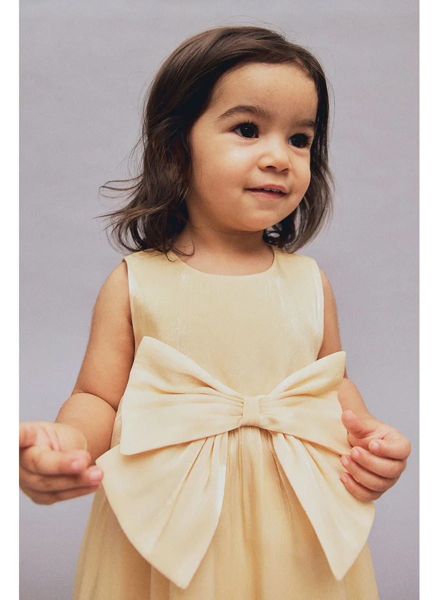 H&M Bow-Detail Organza Dress