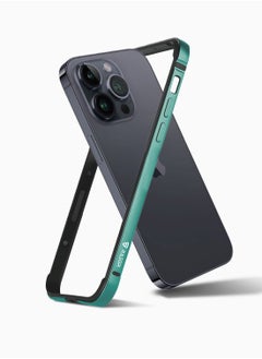 Raegr RAEGR iPhone 15 Pro Case | Anodized Aluminum Bumper | Supports Mag-Safe Wireless Charging | Edge Armor Protective Minimal Case Designed for iPhone 15 Pro (6.1-Inch) (2023) - Green RG10515  - Image 1
