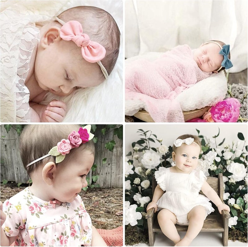 DRESHOW Fascinators Hat Flower Mesh Ribbons Feathers on a Headband and a Clip Tea Party Headwear for Girls and Women - Image 2