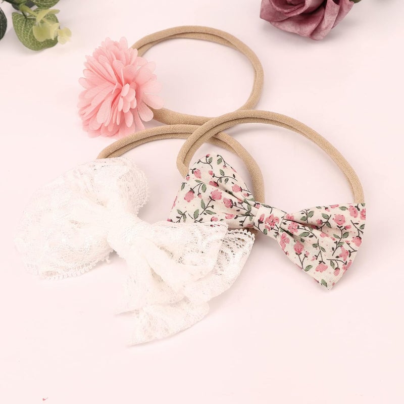 DRESHOW Fascinators Hat Flower Mesh Ribbons Feathers on a Headband and a Clip Tea Party Headwear for Girls and Women - Image 5
