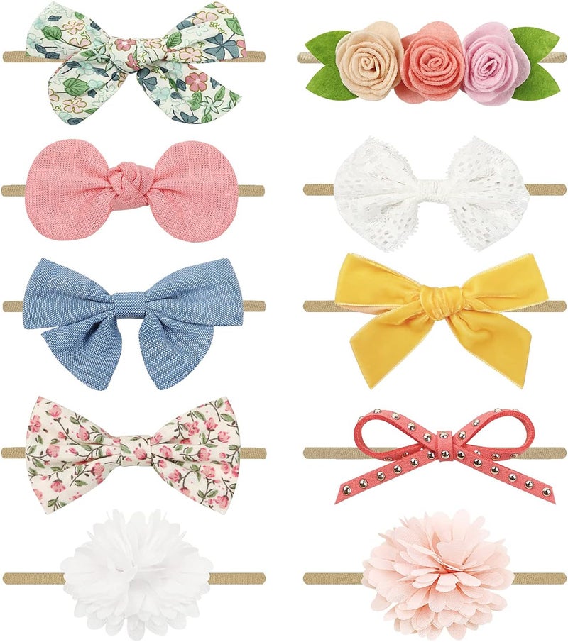 DRESHOW Fascinators Hat Flower Mesh Ribbons Feathers on a Headband and a Clip Tea Party Headwear for Girls and Women - Image 1