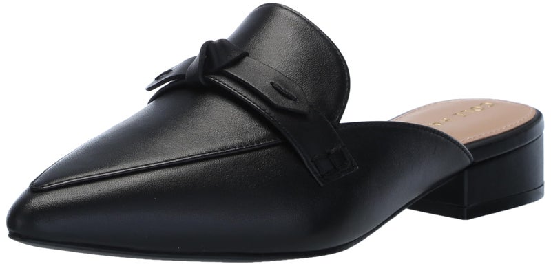 COLE HAAN حذاء كول هان النسائي بايبر بو، جلد أسود، 7.5 - Image 1