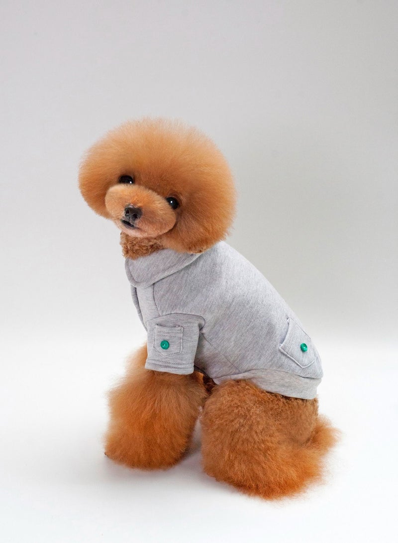 Loquat Casual dog T-shirt Grey - Image 2