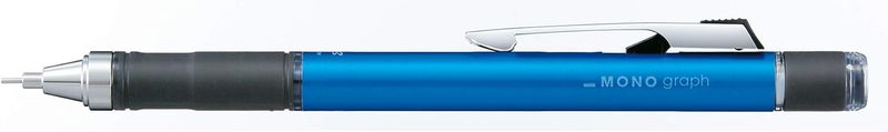 Tombow Tombow 89437 MONO Graph Grip Mechanical Pencil Blue 1Pack Innovative Pencil With Rubber Grip and MONO Eraser