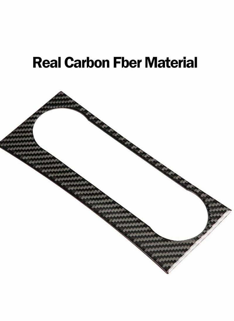 Y&D Air Conditioning Button Trim, Carbon Fiber Car Center Console Dashboard Panel Interior Decoration  - Image 2