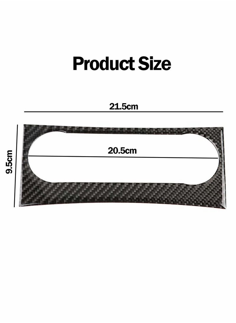 Y&D Air Conditioning Button Trim, Carbon Fiber Car Center Console Dashboard Panel Interior Decoration  - Image 5