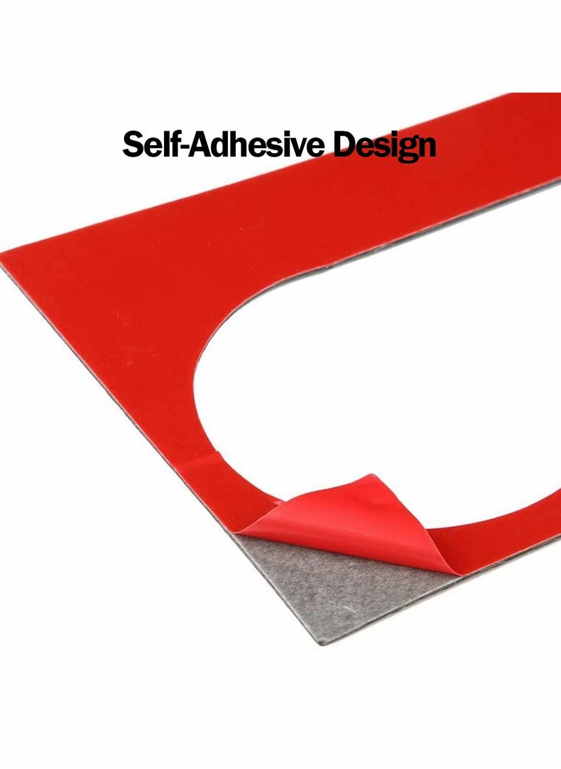 Y&D Air Conditioning Button Trim, Carbon Fiber Car Center Console Dashboard Panel Interior Decoration  - Image 3