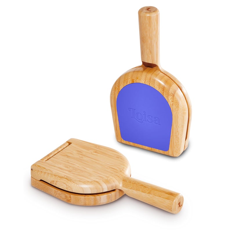 Loisa | Durable Tostonera Plantain Smasher or Press | Kitchenware for Tostones | Latin Cooking Utensil (Blue)