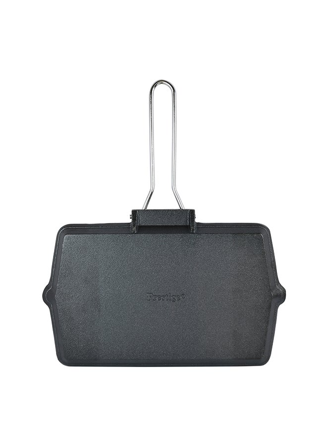Prestige Cast Iron Chargriller Black/Silver 35cm - Image 2