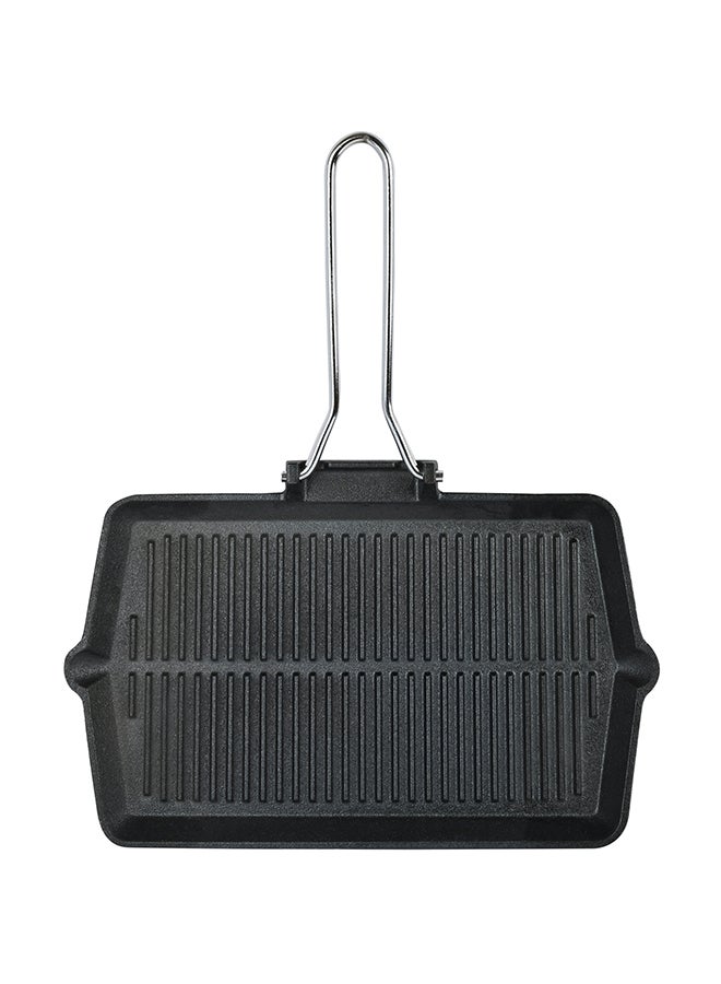 Prestige Cast Iron Chargriller Black/Silver 35cm - Image 1