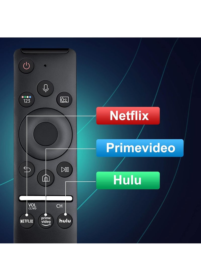 ELTRAZONE Replacement Voice Remote Control for Samsung Smart TVs, for Samsung Crystal UHD QLED Curved 4K 8K TVs (2020/2021) – With Battery - Image 4