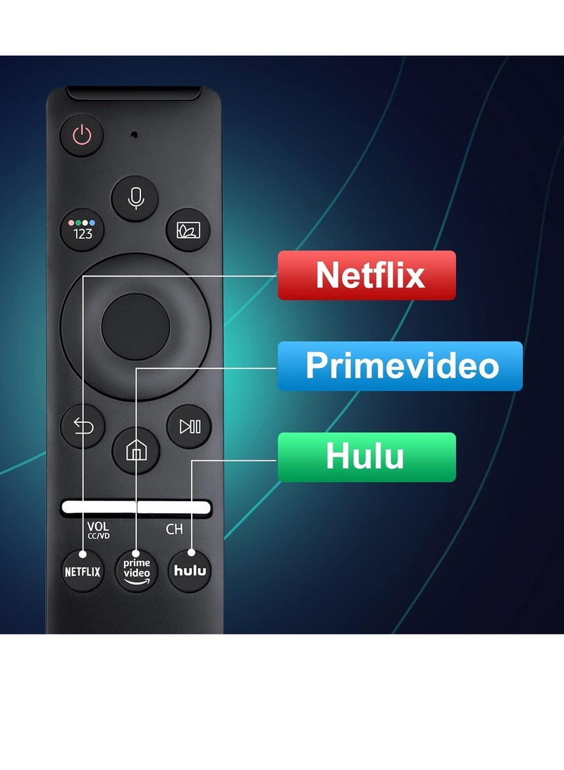 ELTRAZONE Replacement Voice Remote Control for Samsung Smart TVs, for Samsung Crystal UHD QLED Curved 4K 8K TVs (2020/2021) – With Battery - Image 5