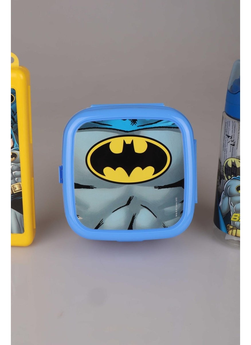 Batman مجموعة وجبة باتمان المرخصة صندوق غداء علبة فرشاة أسنان وزجاجة ماء تريتان مجموعة من 3  - Image 3