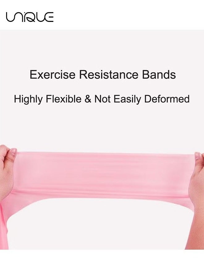 Unique Resistance Bands, Elastic Exercise Bands for Working Out, Physical Therapy, Recovery, Yoga, Pilates, Strength Training  - Image 3