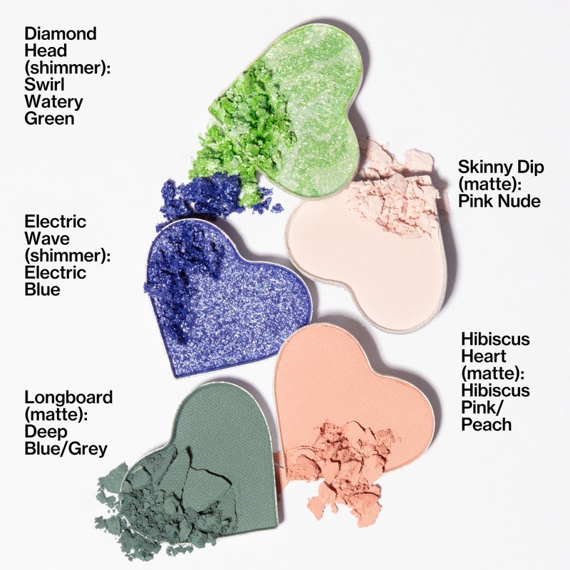 Pacifica Eyeshadow Palette â€“ Waikiki Mineral Eyeshadow, Blendable Shimmer & Matte Shades w/Velvet Matte, Shimmer & Metallic, Cocoa Butter Infused, Talc-Free, Vegan & Cruelty-Free, 0.24 oz 10 Shades - Image 3