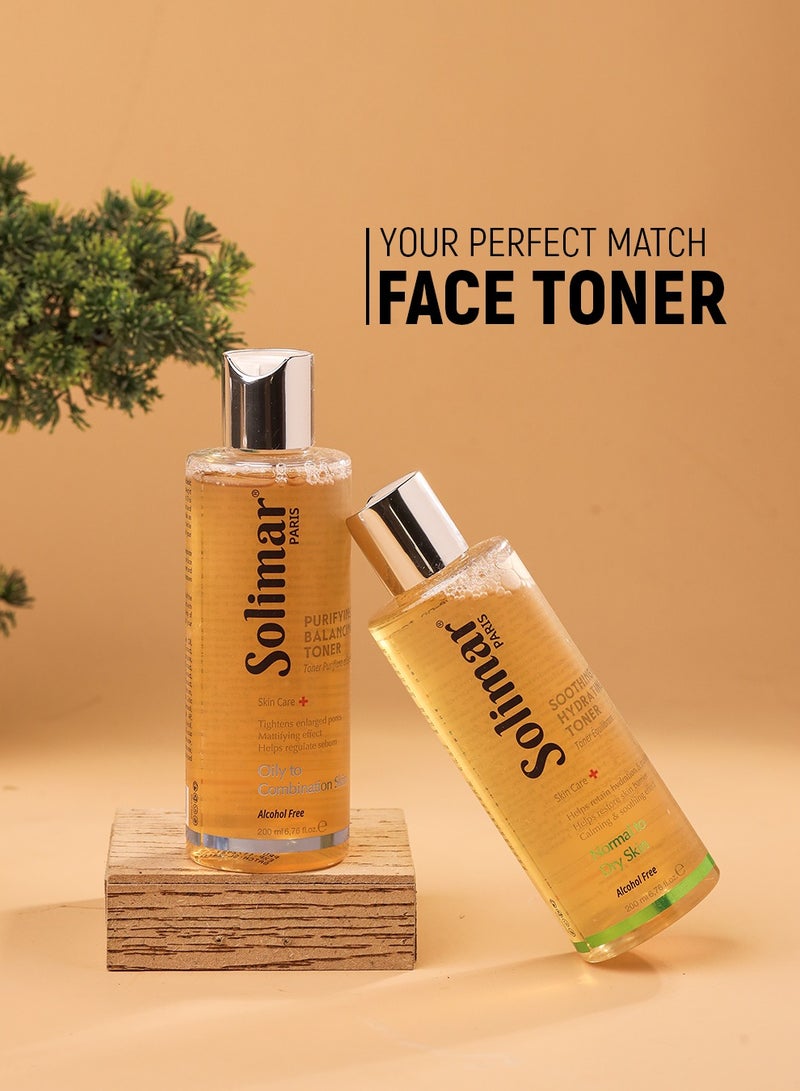 Solimar Paris Purifying & Balancing Leave-On Toner 200ml – Anti-Shine, Oil-Control Toner for Oily & Combination Skin, Refines Pores & Hydrates Lightly - Image 3