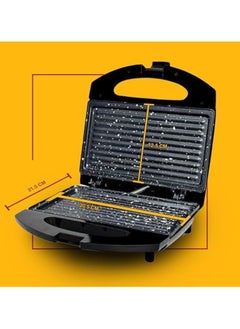 City City Granite Sandwich Maker - Black  - Image 5