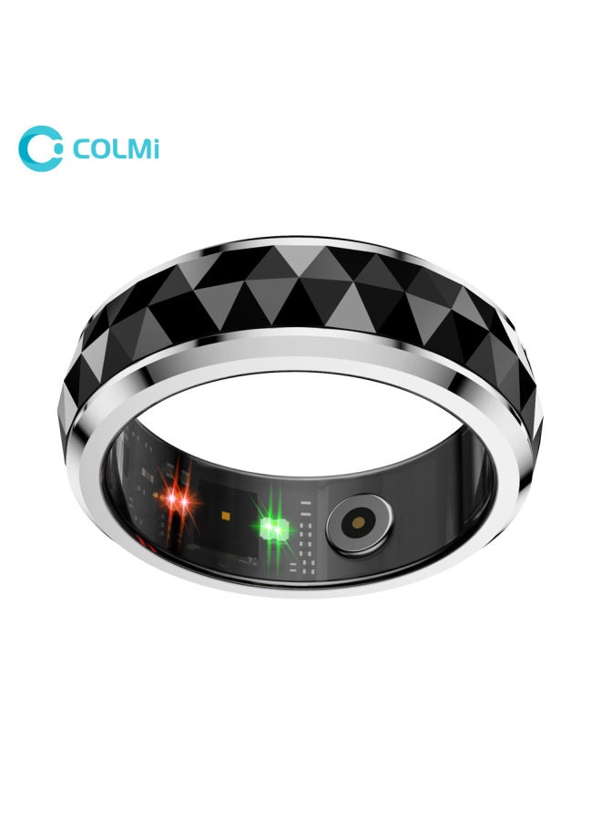 COLMI R11 Fingertip Gyro Anxiety Relief Ring With Charging Case, Health And Sleep Monitor,-Color:Black No. 10 - Image 1