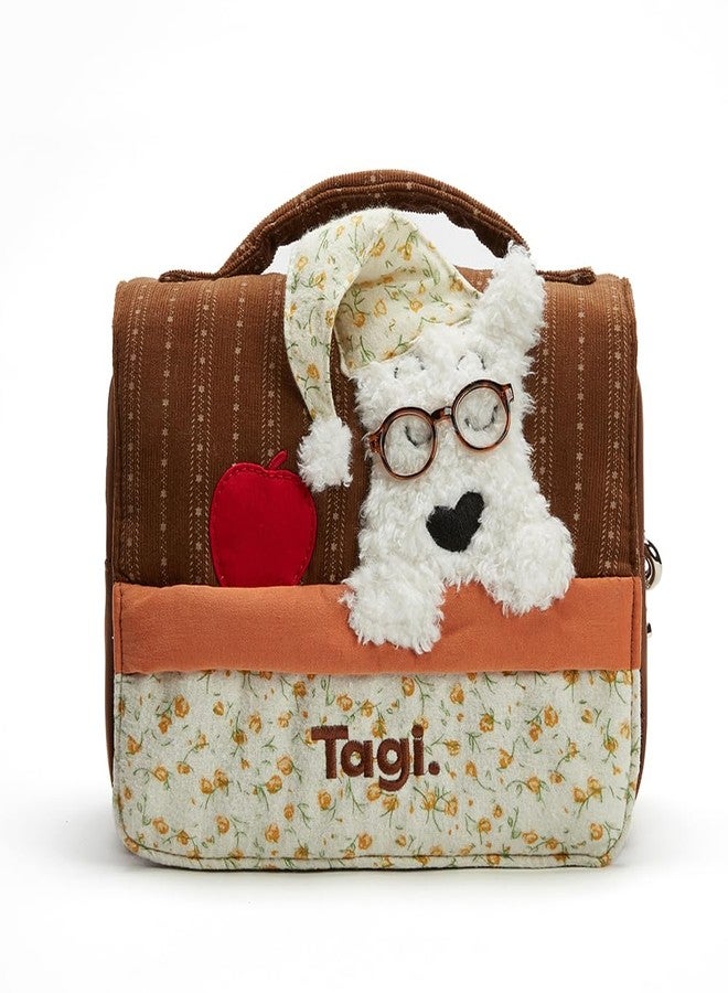 Tagi. Haha Cosmetic Bag Toiletry Bag Travel Makeup Bag (Citrus Chocolate) - Image 1