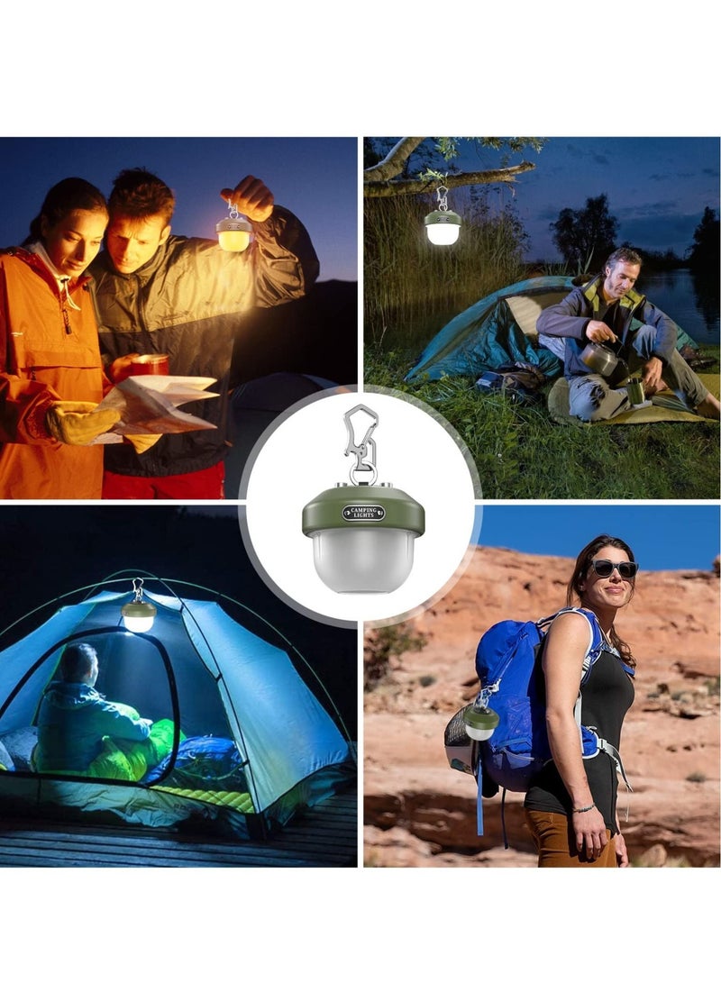 Camping Lantern Rechargeable Portable Waterproof and Multifunctional Light with 6 Modes 150 Lumens for Hurricane Survival Hiking - Image 5