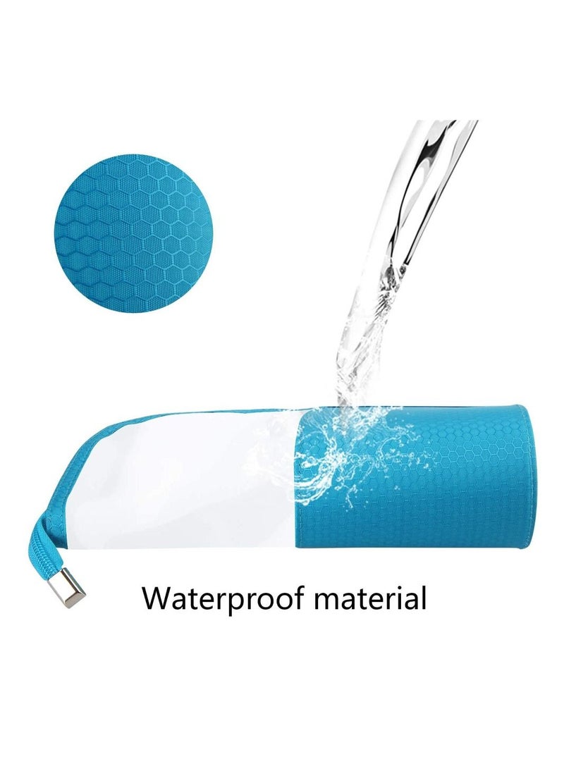 MARGOUN حافظة فرش المكياج منظم حقيبة قلم متعددة الوظائف شفافة مستحضرات التجميل حقيبة أدوات التجميل والقرطاسية - Image 4