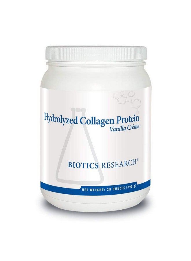 Biotics Research Biotics Reseach HYDROLYZED Collagen Protein Vanilla CRÈME Dairy-Free Collagen Protein Powder from Bone Broth, 21g Protein, Non-GMO, Gluten Free, Easily Digested, Delicious Vanilla Crème Flavor. 28 oz - Image 1
