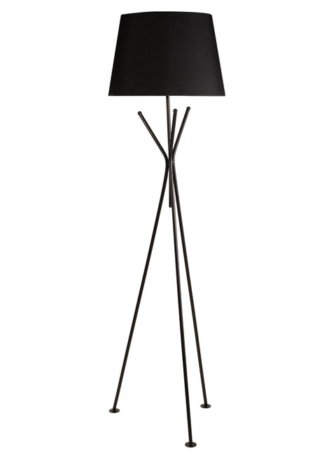 Modern Floor Lamp | Modern And Elegant High Quality Metal Floor Lamp | Color: Black × Black | Size: 150x40x40 cm