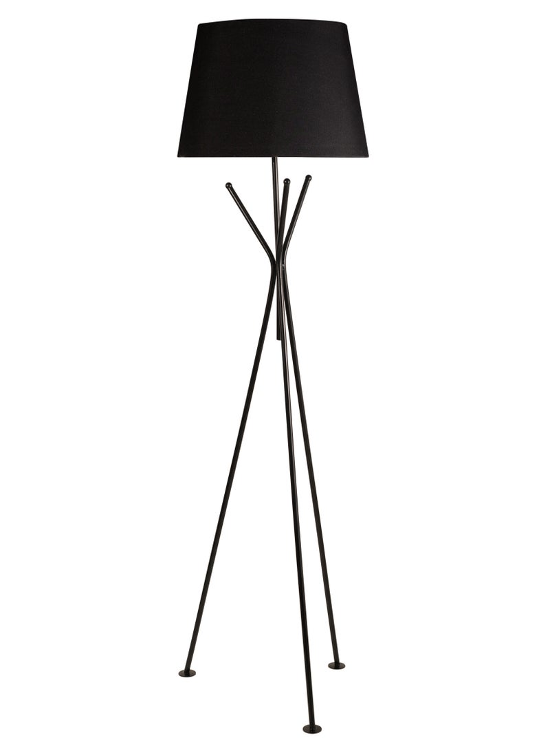 El Rawda Lighting Modern Floor Lamp | Modern And Elegant High Quality Metal Floor Lamp | Color: Black × Black | Size: 150x40x40 cm 