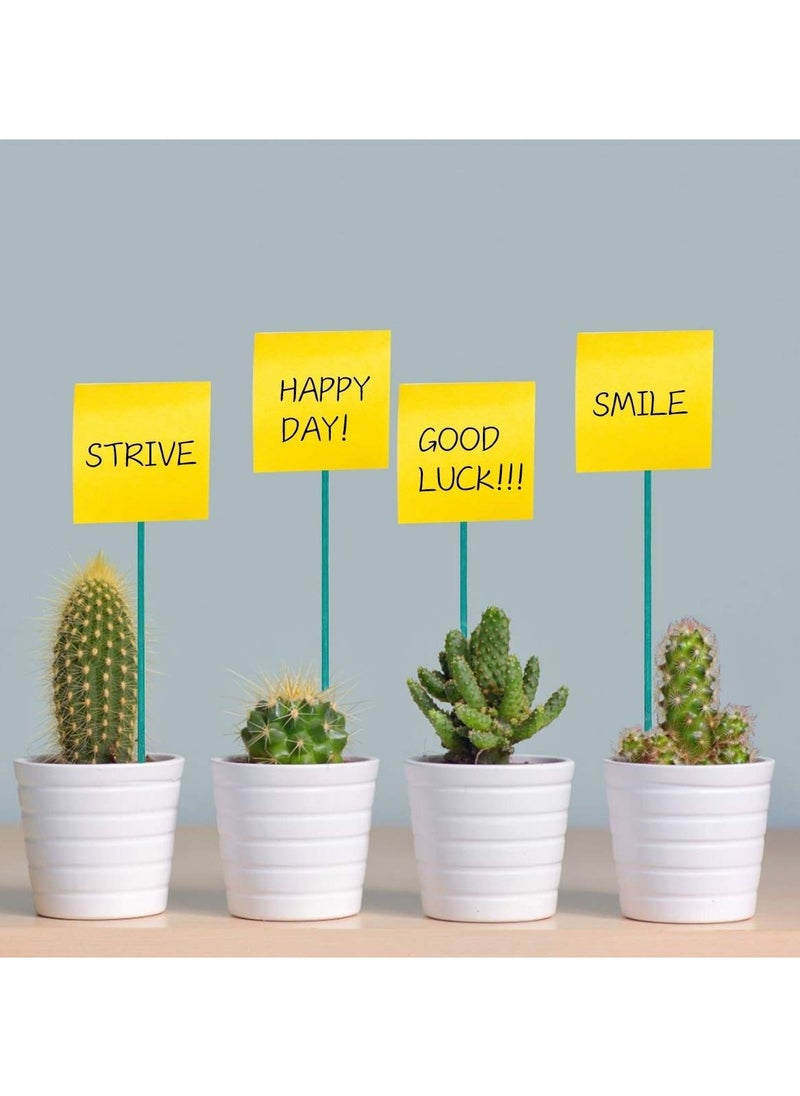 Y&D - Garden Stakes Green Bamboo Sticks Decorative, Wooden Plant Support Sticks, Wood Stakes, Floral Sign Posting and DIY Activities - Image 1