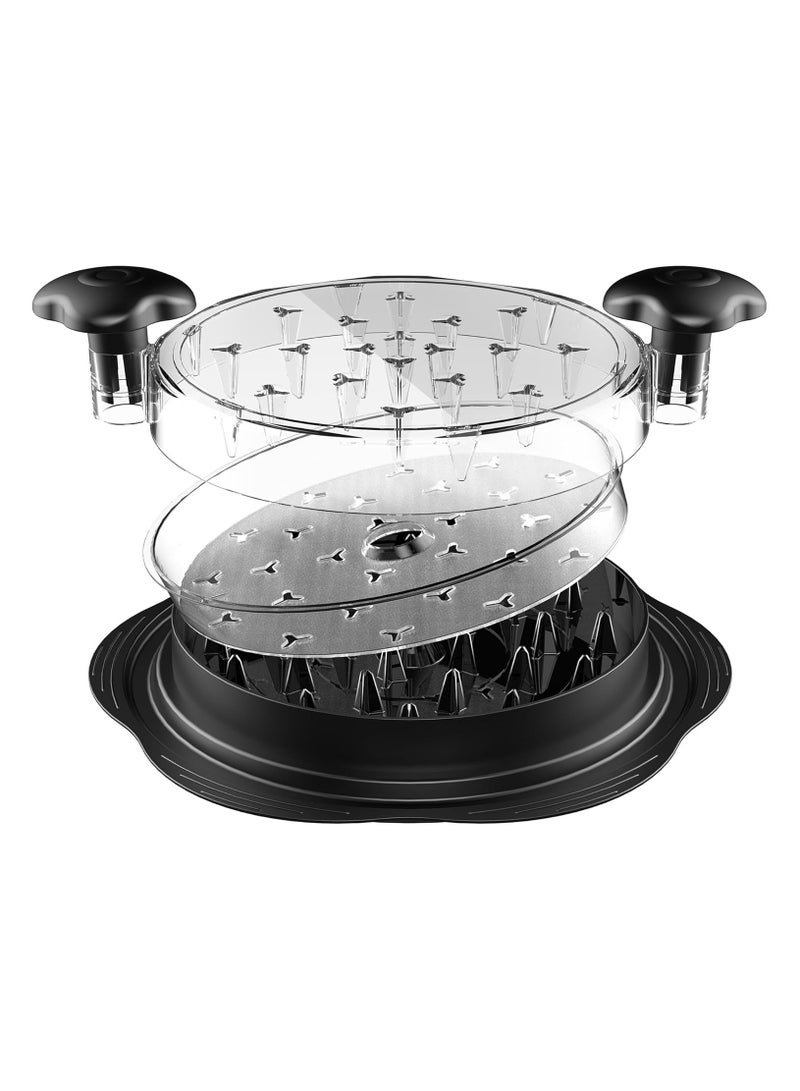 Chicken Shredder with Removable Plate, Visible Meat Shredder Machine, Anti-Slip Strip, Ergonomic Handle, BPA Free  - Image 1