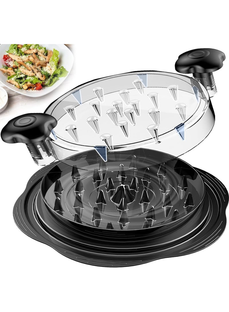 Chicken Shredder with Removable Plate, Visible Meat Shredder Machine, Anti-Slip Strip, Ergonomic Handle, BPA Free  - Image 2