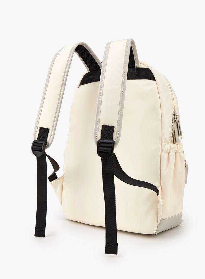 Lee Cooper Logo Print Backpack With Adjustable Straps - Image 5