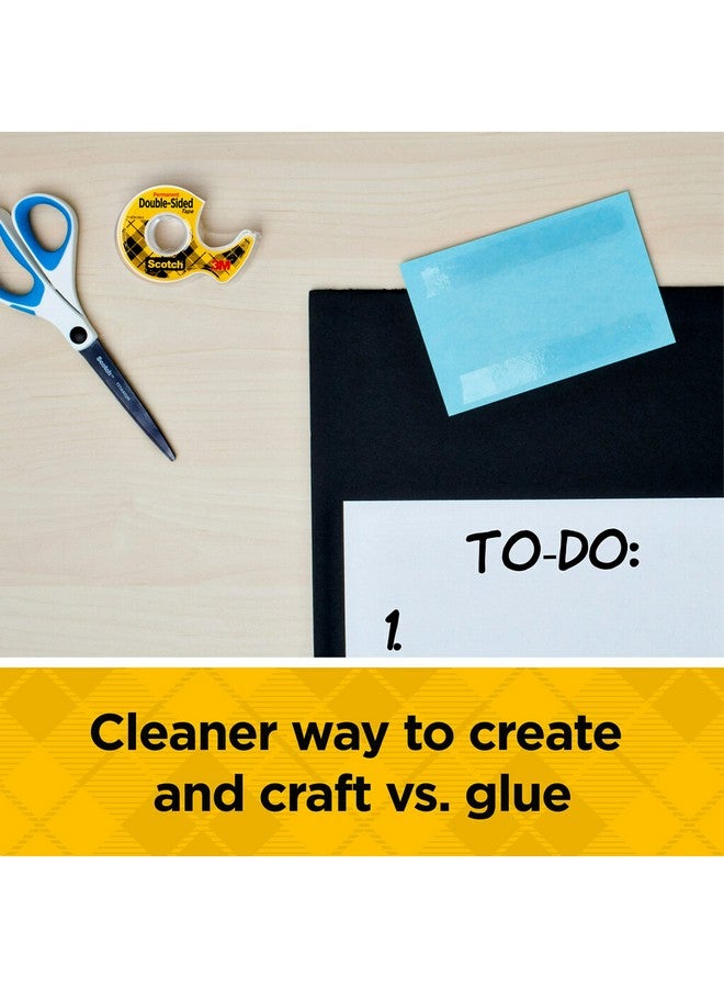 سكوتش شريط لاصق مزدوج الجوانب، 3/4 بوصة × 400 بوصة، موزع واحد/عبوة (667) - Image 5