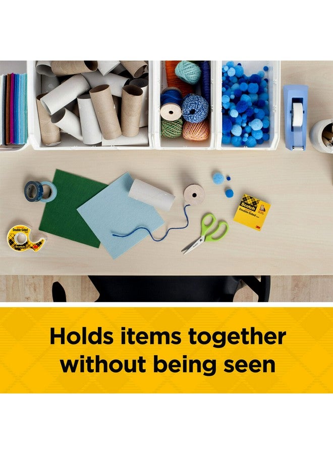 سكوتش شريط لاصق مزدوج الجوانب، 3/4 بوصة × 400 بوصة، موزع واحد/عبوة (667) - Image 3