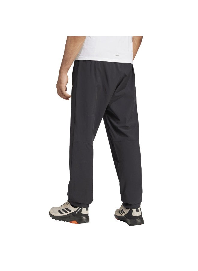 adidas بنطلون تسلق Mt Ess رجالي أسود مقاس XS  - Image 3