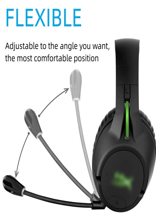 Sqrmekoko ميكروفون بديل Cloud Flight MIC، ميكروفون بوم لسماعة الرأس Kingston Cloud HYPERX Cloud Flight و Flight S للألعاب على PS5 و PS4 و Xbox One و PC و Mac و الهاتف، إلغاء الضوضاء - Image 3