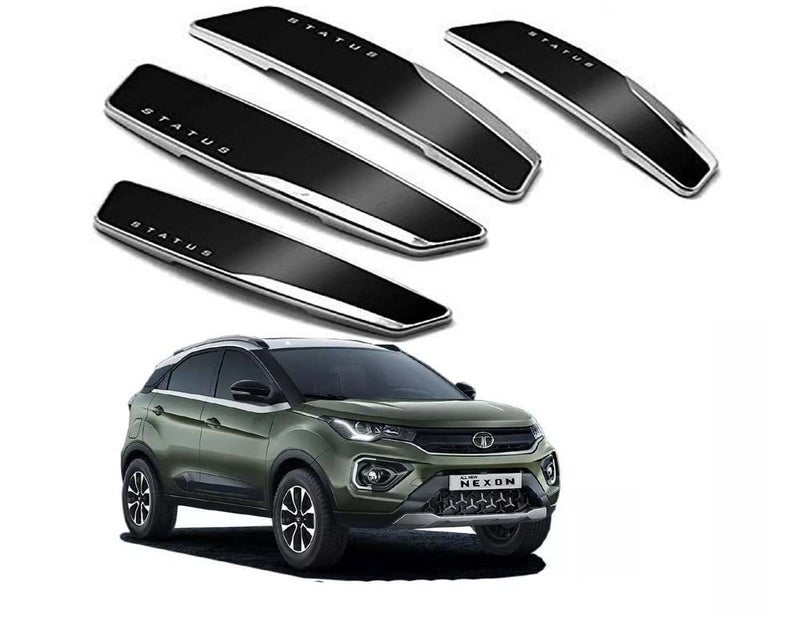 Auto E-Shopping Plastic Status Car Door Guard Edge Protector Black Color for Tata Nexon Set of 4 Pieces - Image 5