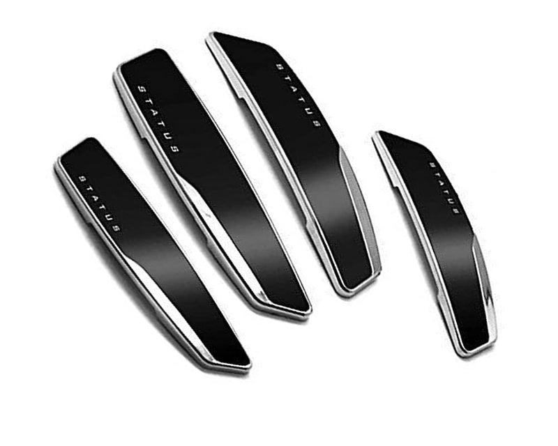 Auto E-Shopping Plastic Status Car Door Guard Edge Protector Black Color for Tata Nexon Set of 4 Pieces - Image 2