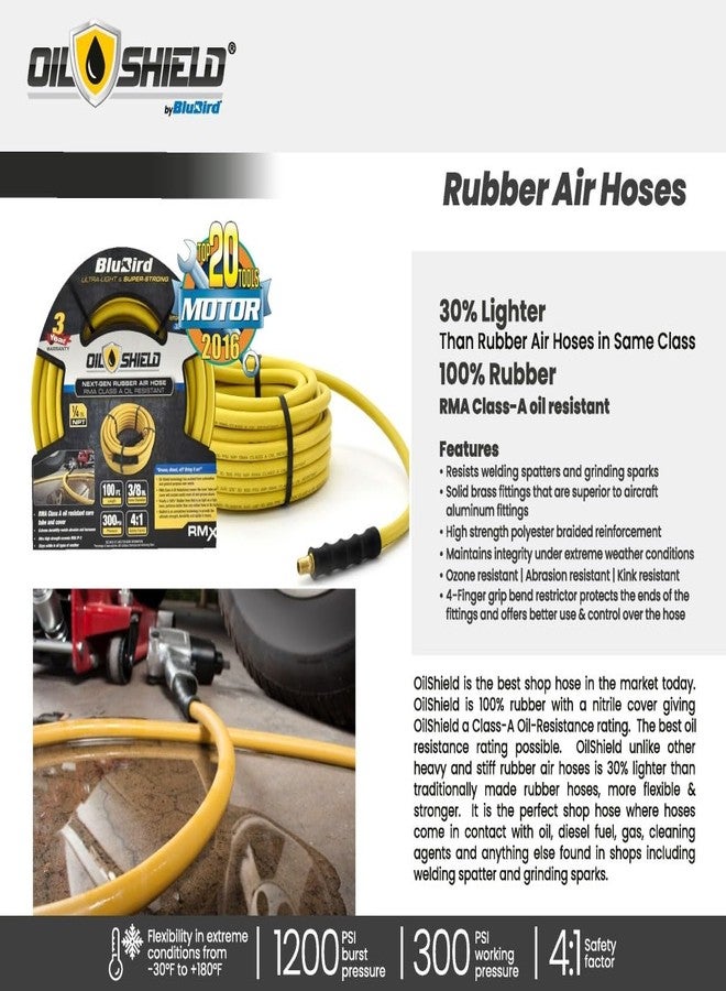 BluBird OilShield Next-Gen Air Hoses (3/8" x 15') - Image 3