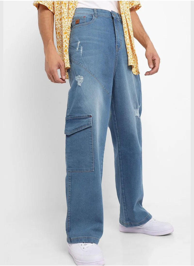 Campus Sutra Solid Jeans