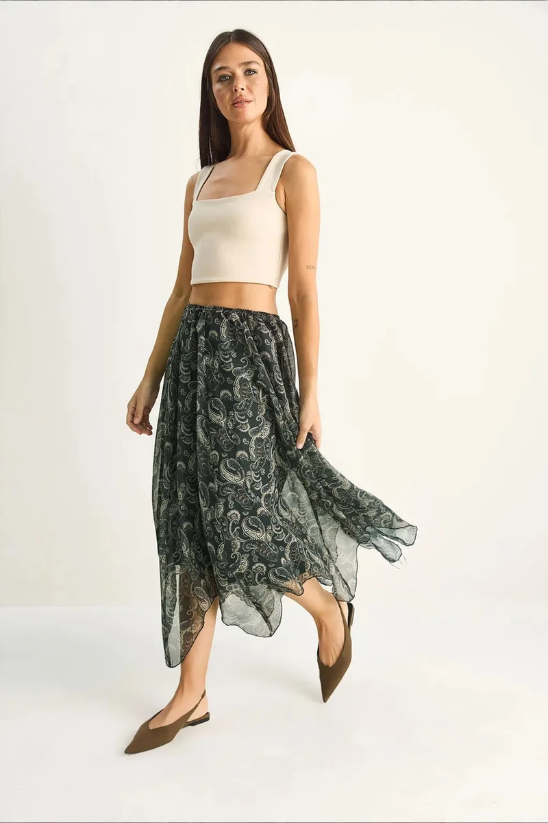 بيانكو لوتشي LUCCI Cotton Skirt