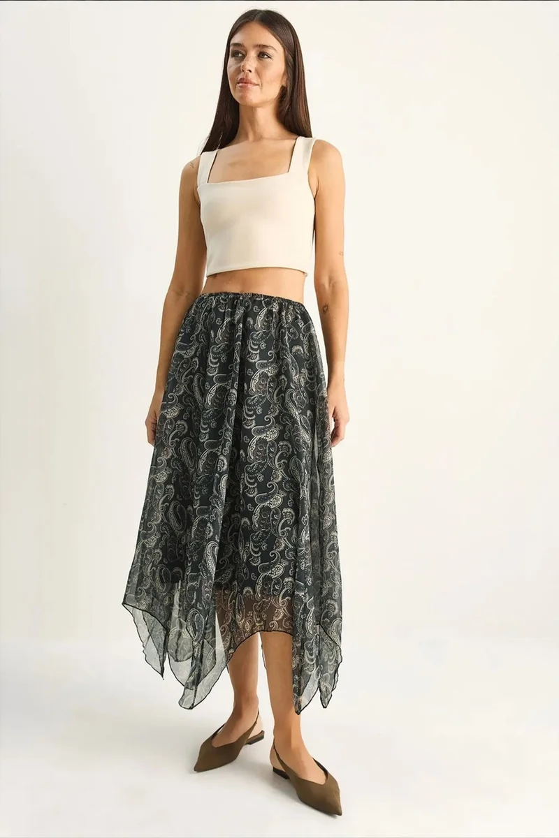 بيانكو لوتشي LUCCI Cotton Skirt