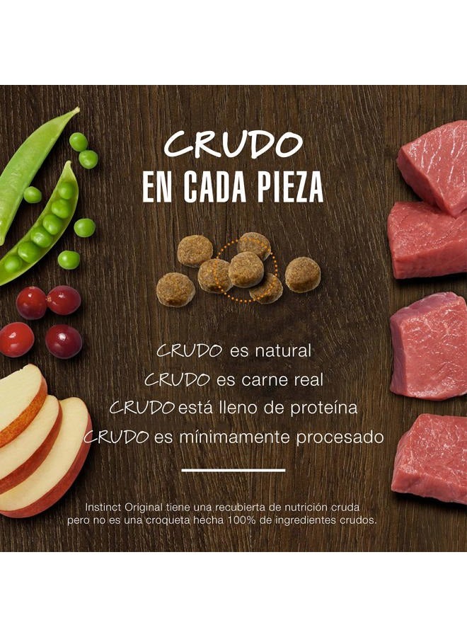 Instinct Original Dry Dog Food, Raw Coated Kibble, High Protein, Grain Free Recipe - Real Beef, 20 lb. Bag - Image 3