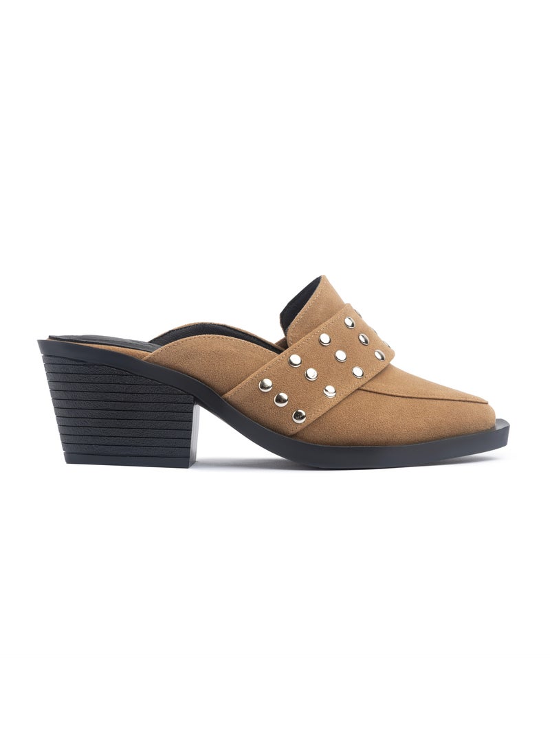 TGS Studded Band Heel Mules  - Image 1