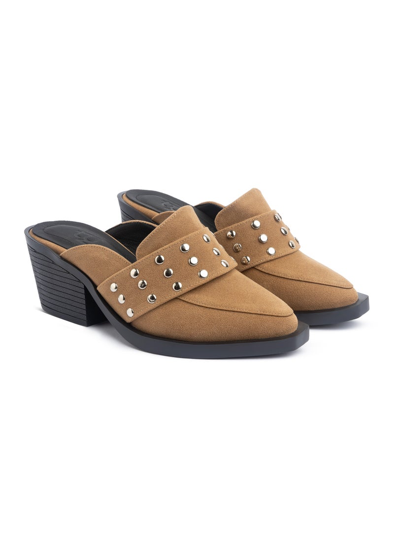 TGS Studded Band Heel Mules  - Image 2